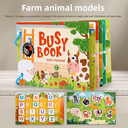 Childrens Education Reusable Sticker Book