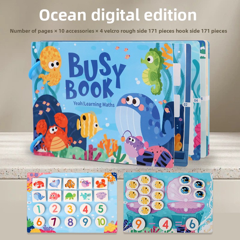 Childrens Education Reusable Sticker Book