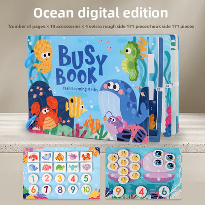 Childrens Education Reusable Sticker Book