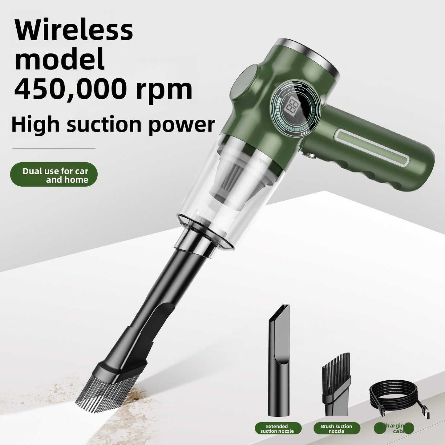 Wireless Car Vacuum Cleaner Portable Handheld Dust Blower