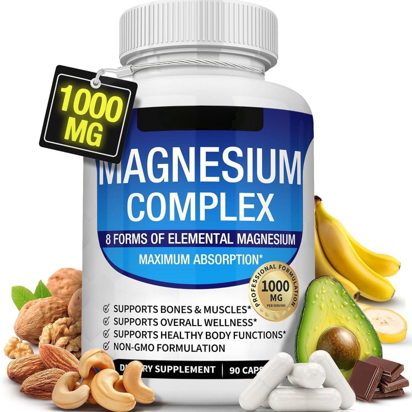 Magnesium Glycinate Magnesium Malate Citrate Capsules