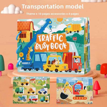 Childrens Education Reusable Sticker Book