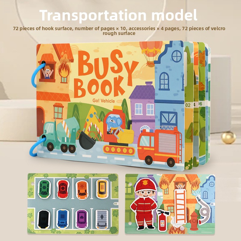 Childrens Education Reusable Sticker Book