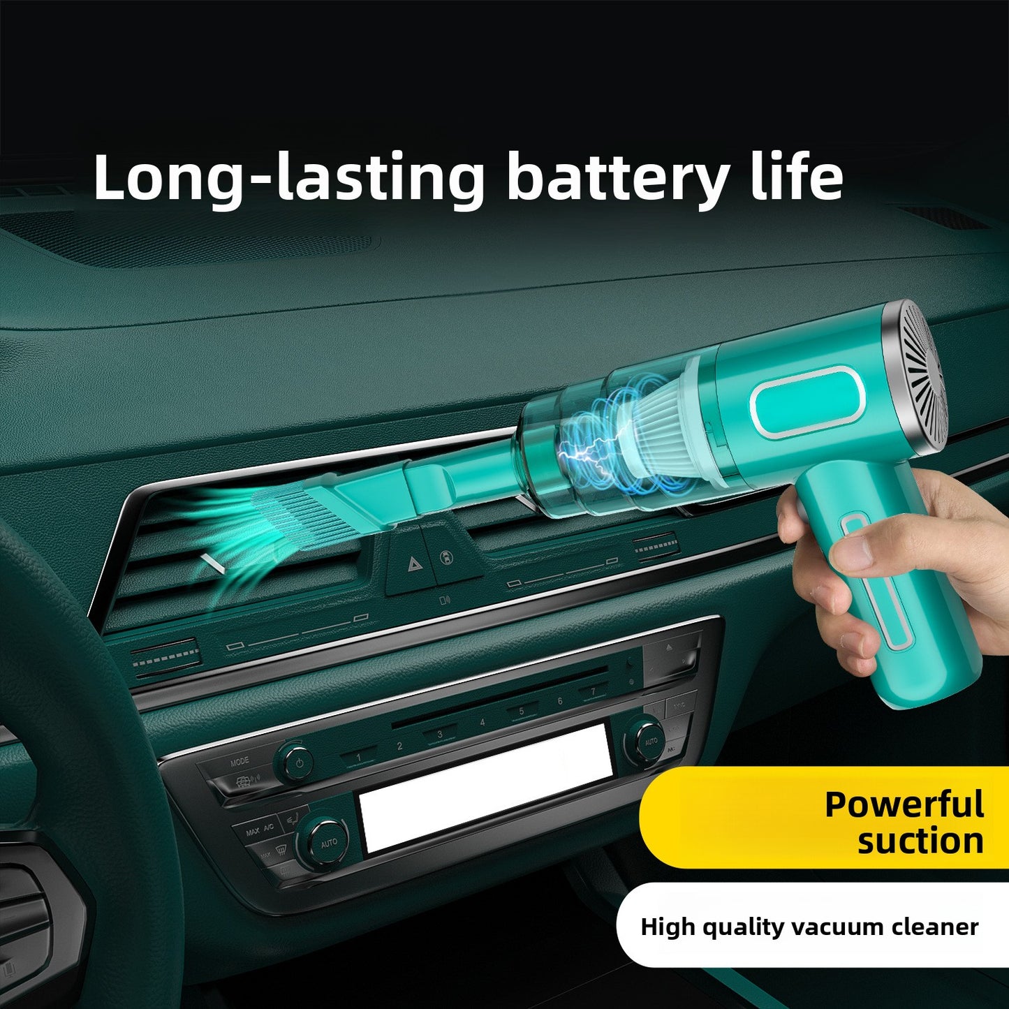 Wireless Car Vacuum Cleaner Portable Handheld Dust Blower