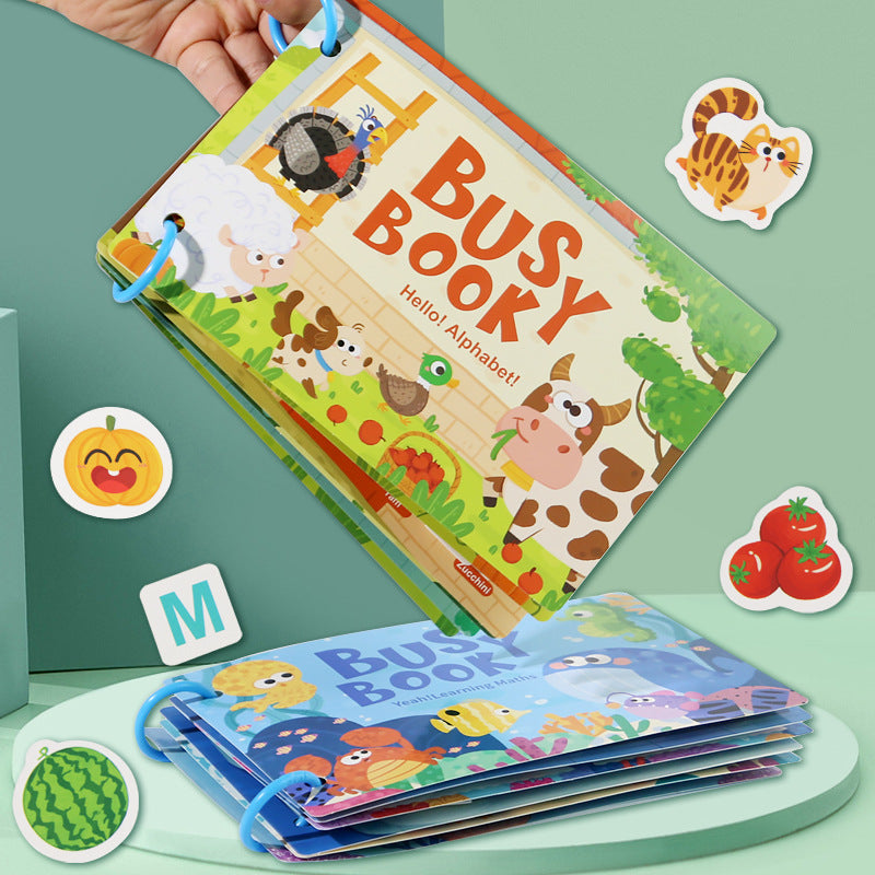 Childrens Education Reusable Sticker Book