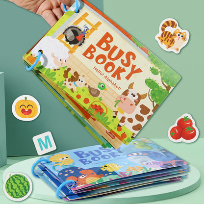 Childrens Education Reusable Sticker Book