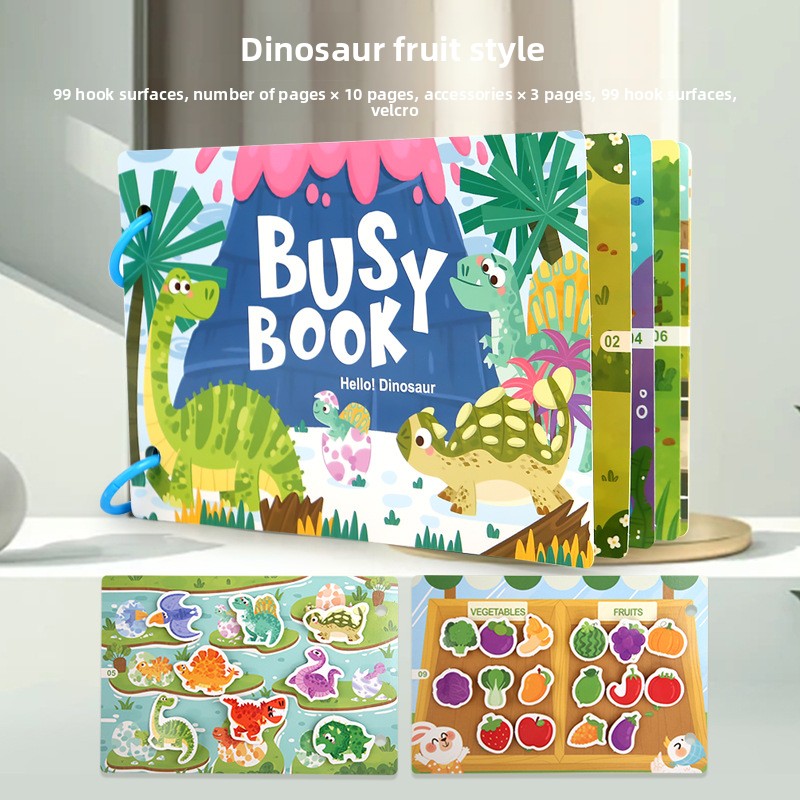 Childrens Education Reusable Sticker Book