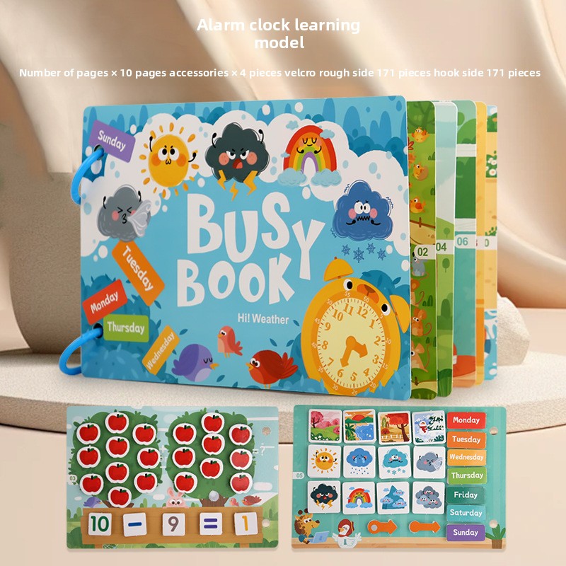 Childrens Education Reusable Sticker Book
