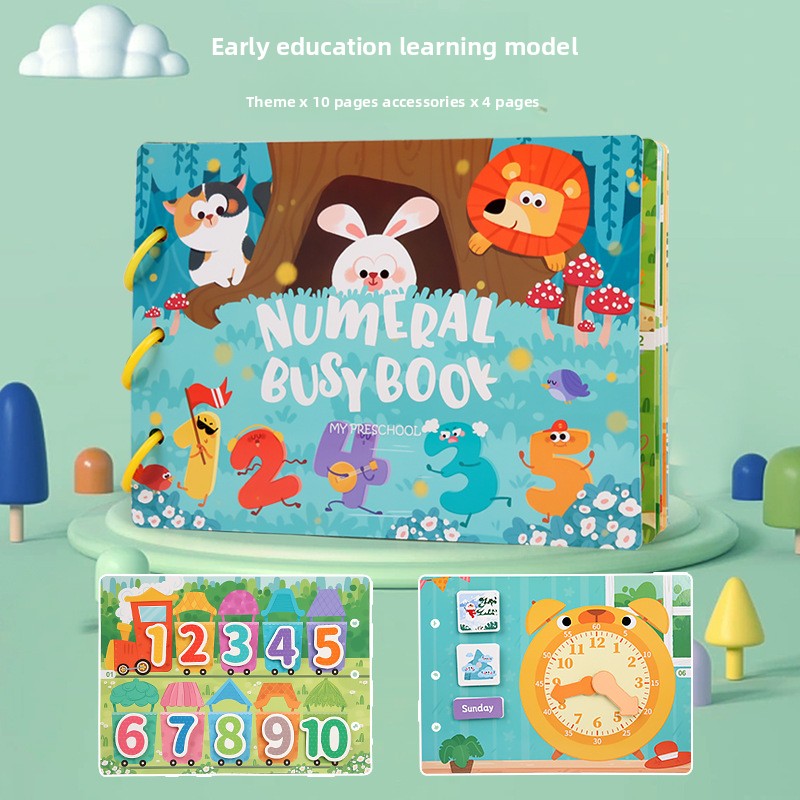 Childrens Education Reusable Sticker Book