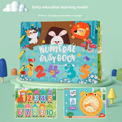 Childrens Education Reusable Sticker Book